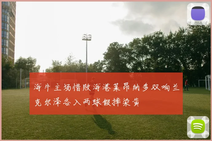 海牛主场惜败海港莱昂纳多双响兰克尔泽各入两球假摔染黄